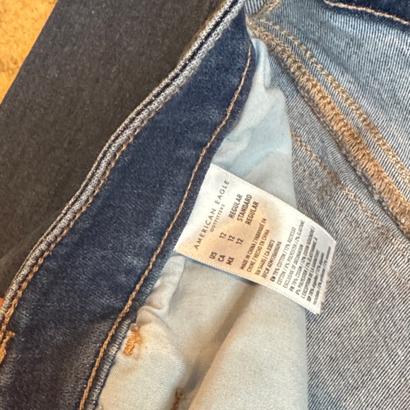 American Eagle Outfitters Dark Blue Skinny Jeans - Picture 4 of 15